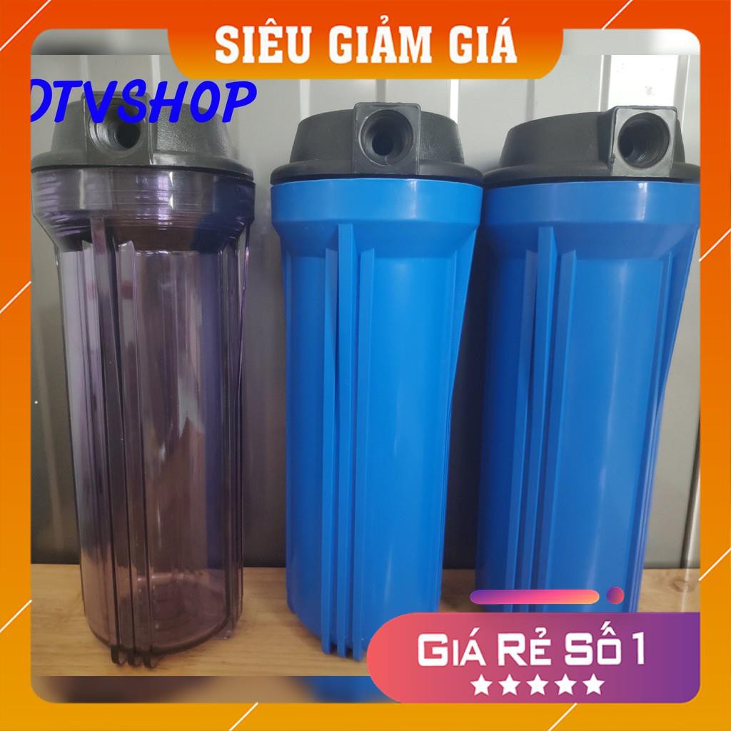 Cốc lọc nước đầu nguồn, cốc máy RO, lọc nước sinh hoạt 10 inch ren 21 - DTVSHOP