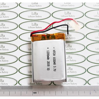 Pin Lithium Polyme (Lipo) 3.7V 1200mAh 103040 B _ LiBa