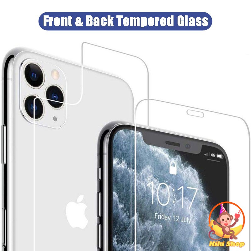 Kính Cường Lực Mặt Trước Và Sau Dành Cho Iphone 12 11 Pro Max Xr Xs X 8 7 Se 2020