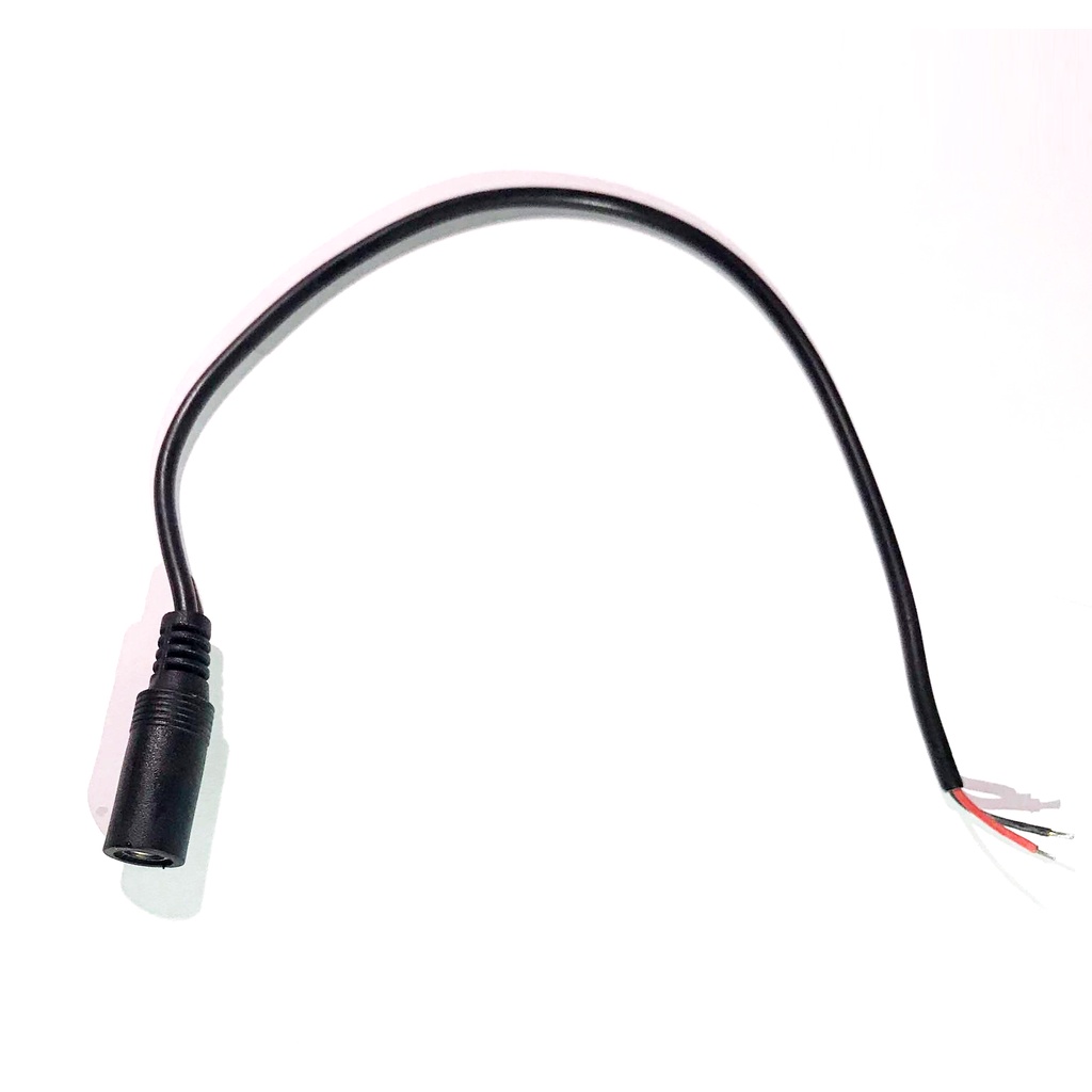 Gía sỉ Combo 100 Dây nguồn DC chuôi CÁI 5.5x2.1chịu tải cao, tiêu chuẩn châu Âu