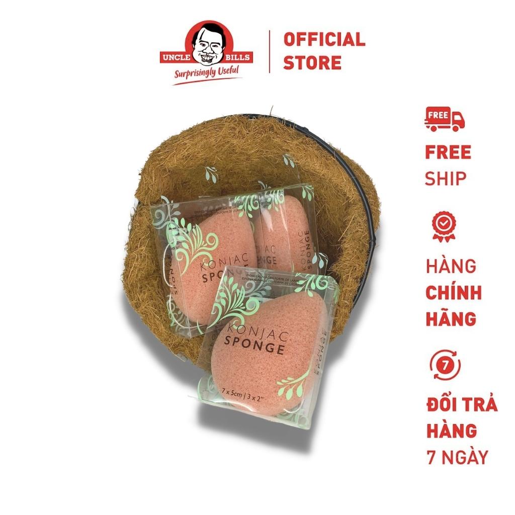 Bông rửa mặt bọt biển Konjac Uncle Bills AG4734