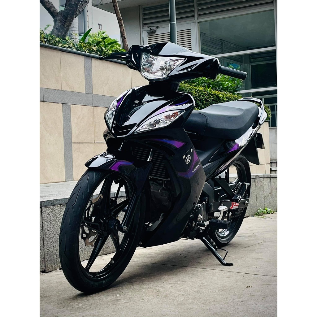 Tem Rời Dán Xe Exciter 135 Mẫu Lửa Zin 2008 Tím Đen Cực Đẹp, Hàng 3 Lớp Chất Lượng Cao