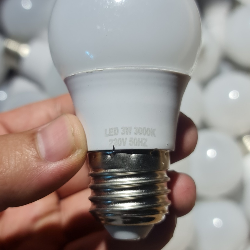 Đèn led búp trụ kín chống nước 3w ánh sáng vàng , tiết kiệm điện năng , đui xoáy E27