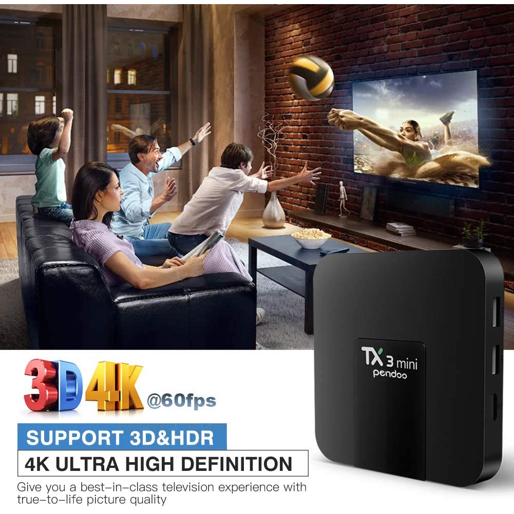 Hộp tv box Thông Minh TX3 Mini android 9.0 Tx3mini 4+32g 4k Cao Cấp Cho android tv box