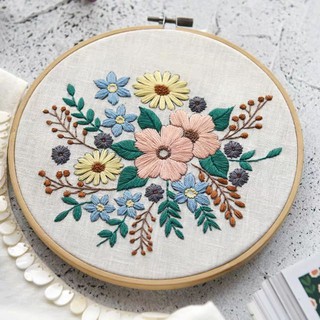 (sẵn) Bộ dụng cụ thêu hoa phong cách Châu âu A22