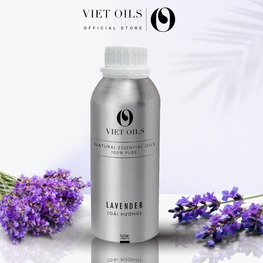 Tinh Dầu Oải Hương Lavender - thương hiệu Vietoils - Dung Tích Lớn 500ml