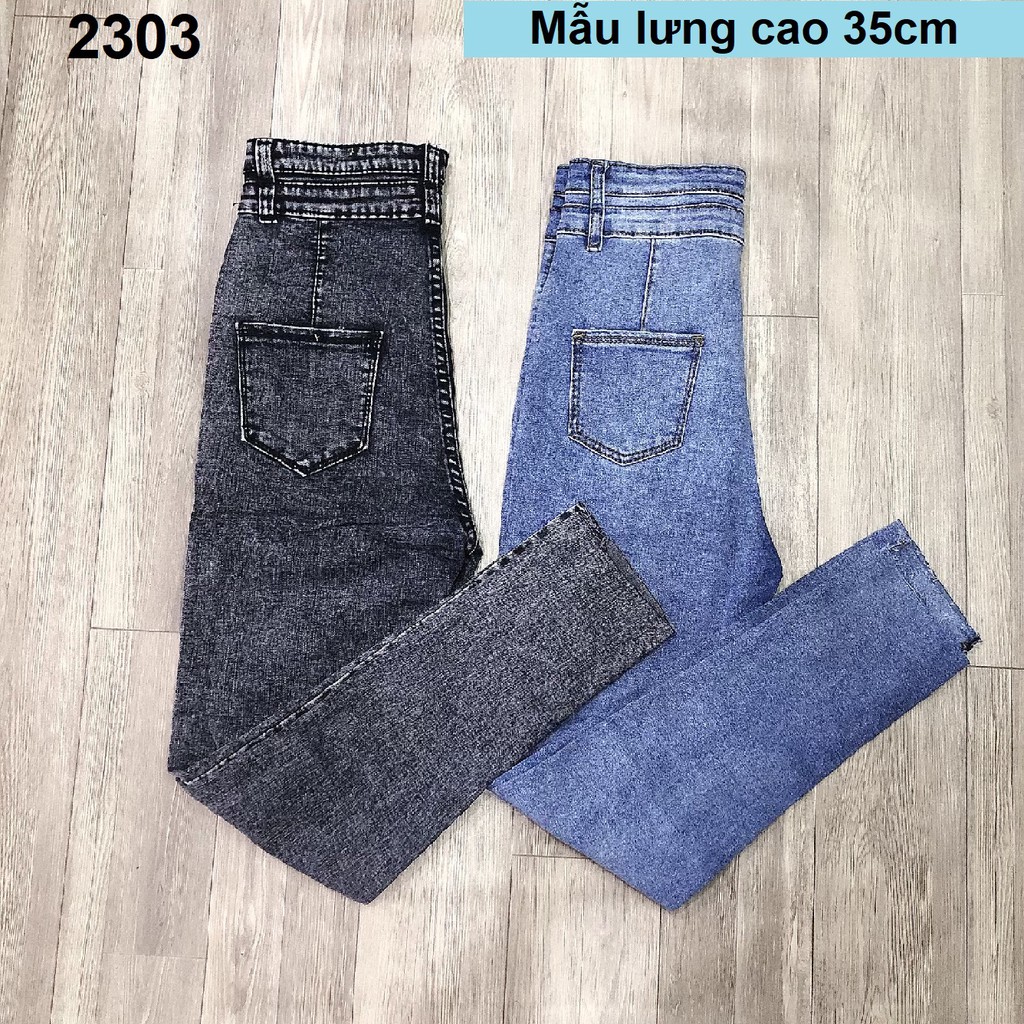 [Sẵn hàng] Quần jeans nữ lưng siêu cao QJ3122
