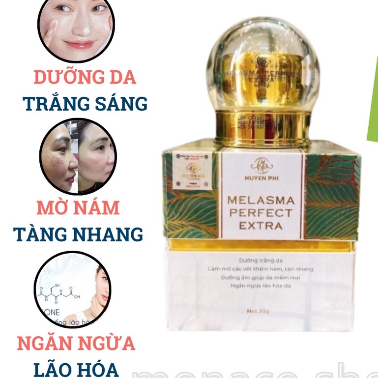 Kem Nám Huyền Phi - Sạch Nám Tàn Nhang Dưỡng Da Trắng Sáng Đều Màu - Không Bào Mòn Da