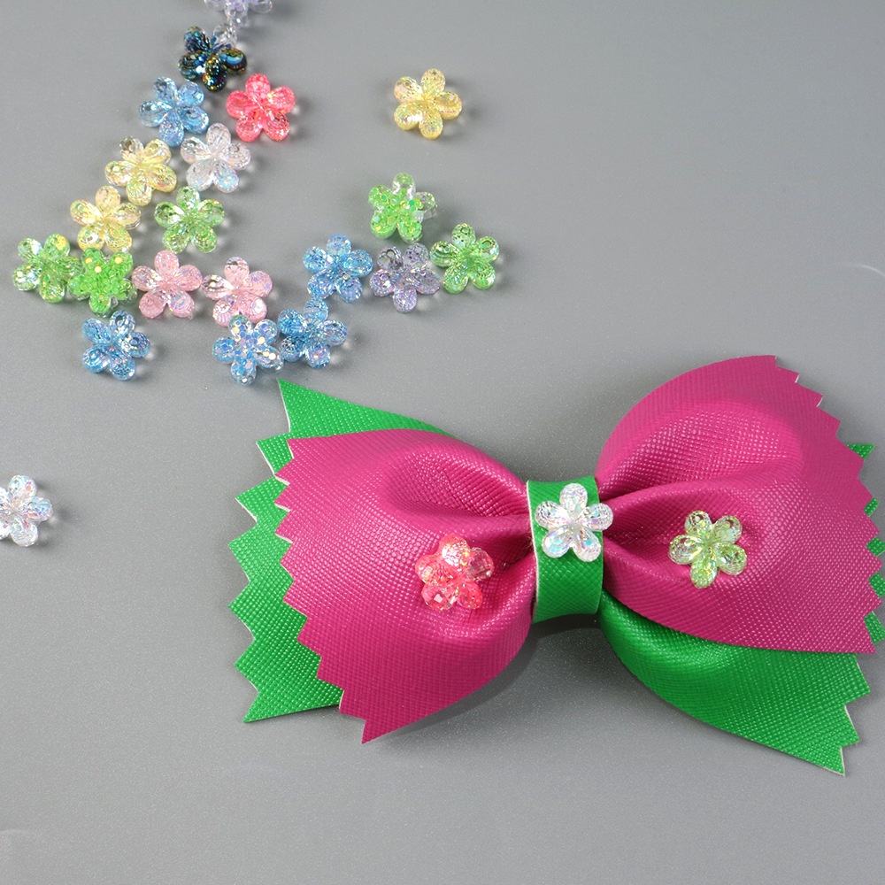 [Hàng mới về] Phụ kiện trang trí hình bông hoa nhiều màu sắc 12mm