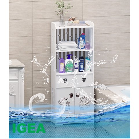 Tủ Nhà Tắm 2 Cánh Con Sóc chống nước hiện đại thông minh chính hãng IGA- IG352