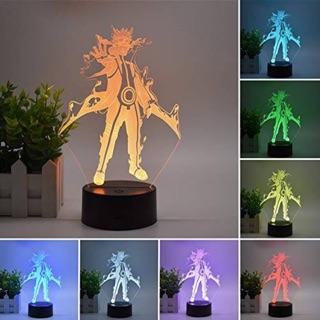 Đèn led 3D đổi màu Naruto