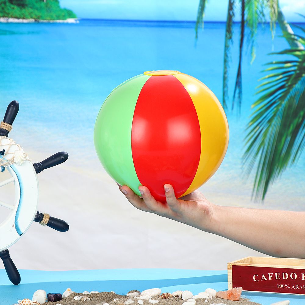 Inflatable Beach Ball Multicolor Swimming Pool Toys For Kids