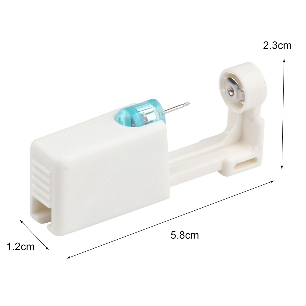 Khuyên Xỏ Tai Bằng Thép Không Gỉ Không Đau Dùng Một Lần