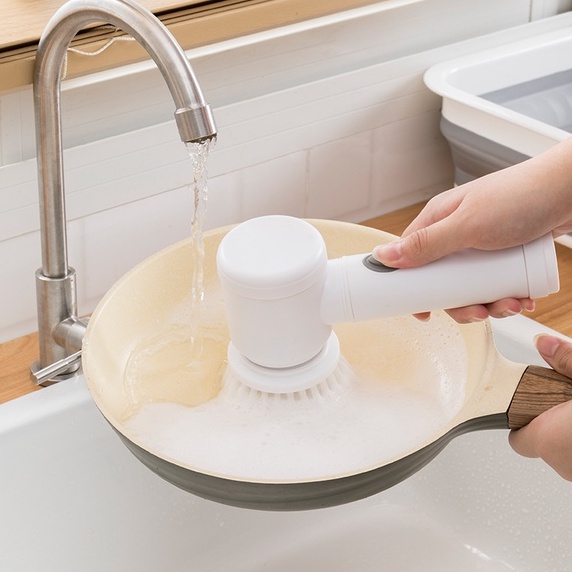 Bàn Chải Vệ Sinh Nhà Bếp 5 Trong 1 Đa Năng Tiện Dụng Nâng cấp mô hình sạc magic brush 5 in 1 bàn chải làm sạch điện nhà bếp cầm tay đa chức năng điện làm sạch bàn chải nhà bếp bếp mạnh mẽ khử nhiễm thần thánh làm sạch nhanh chóng ma thuật bàn chải