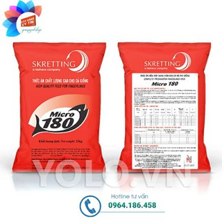 Cám MICRO 180 dành cá cảnh, cá Koi|1KG
