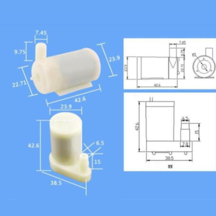 Bơm Nước Hồ Cá Mini DC3-5V Máy Bơm Mini, Bơm Rửa Tay, Rót Rượu