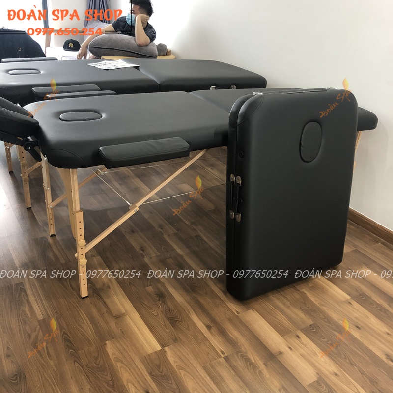 Giường vali chân gỗ siêu chắc chắn có thể điều chỉnh độ cao