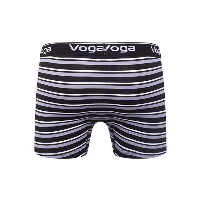 Set 3 Quần lót nam kiểu sịp đùi Voga sọc cotton thoáng mát