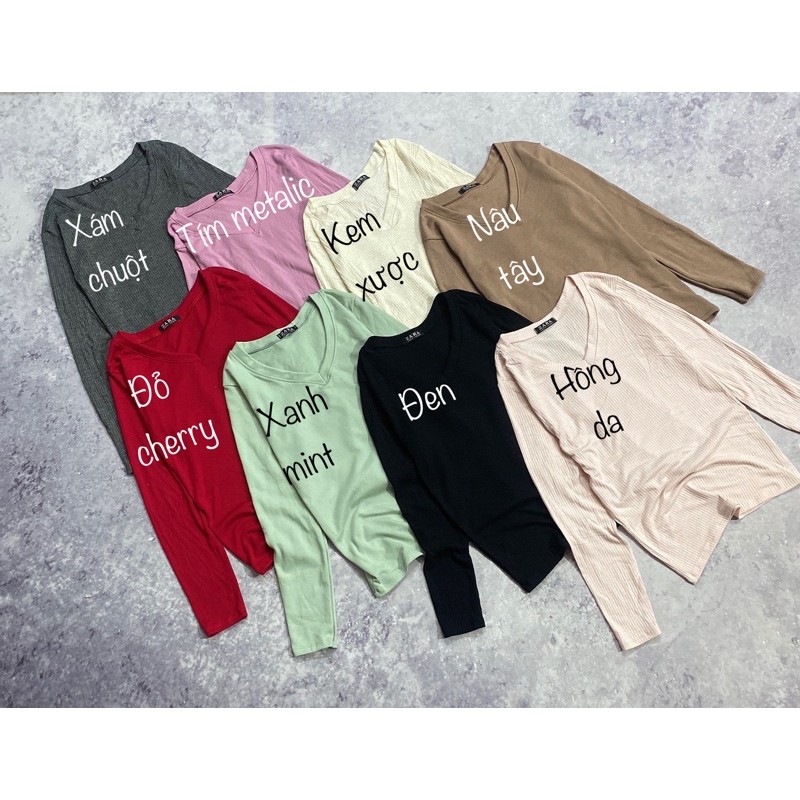 Áo thun body CỔ TIM - TAY DÀI | BigBuy360 - bigbuy360.vn