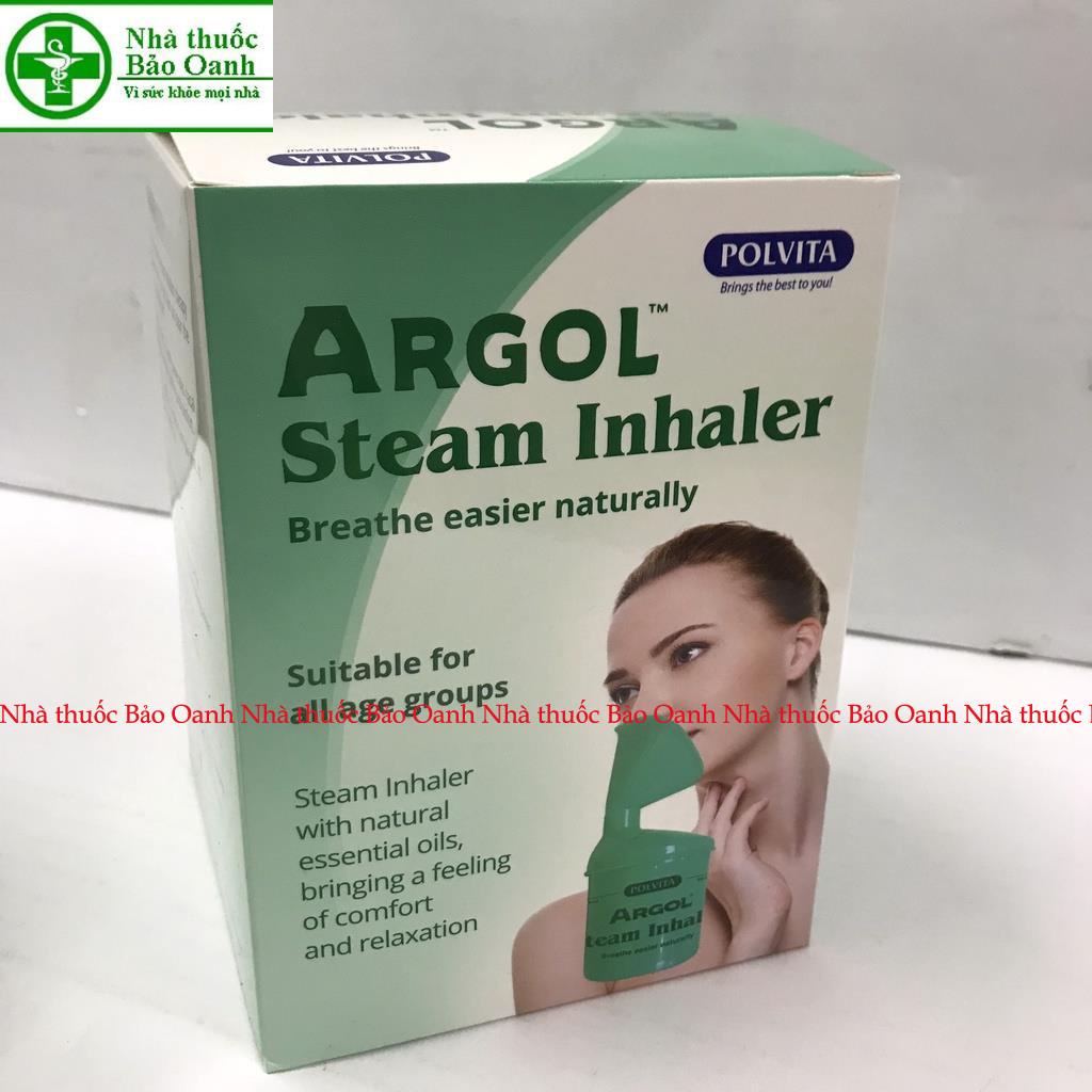 Bình xông mũi, Xông hơi tinh dầu Argol Steam Inhaler - Làm sạch và thông đường hô hấp Dung Tích 350ml