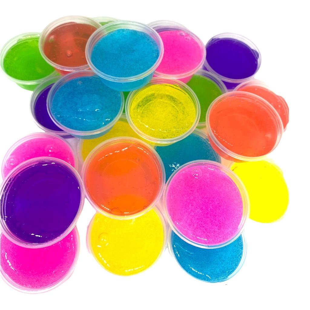 Slam 12 mầu, chất nhờn ma quái smile, đồ chơi nhựa dẻo, giảm căng thẳng, stress, chất liệu an toàn - Loki