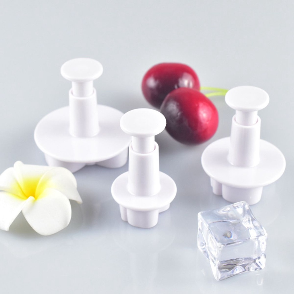 Bộ khuôn nhấn tạo hình bánh quy hình nơ thắt nút DIY nhiều màu sắc