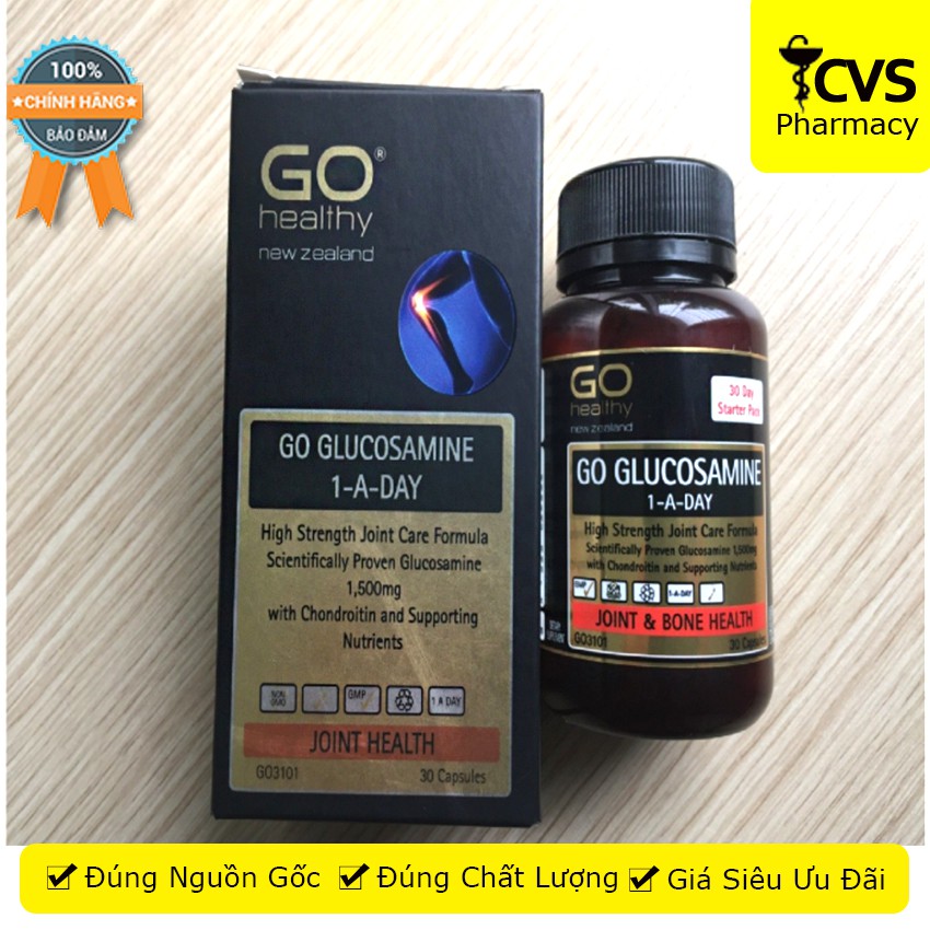 GO Glucosamine 1-A-Day - Viên uống xương khớp, chắc khỏe xương hết thoái hóa khớp - cvspharmacy