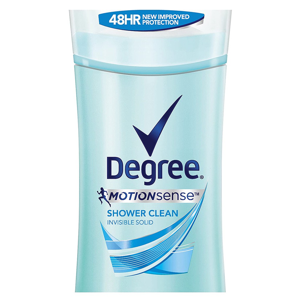 Lăn sáp khử mùi nữ Degree MotionSense Anti-Perspirant &amp; Deodorant Shower Clean 74g (Mỹ)