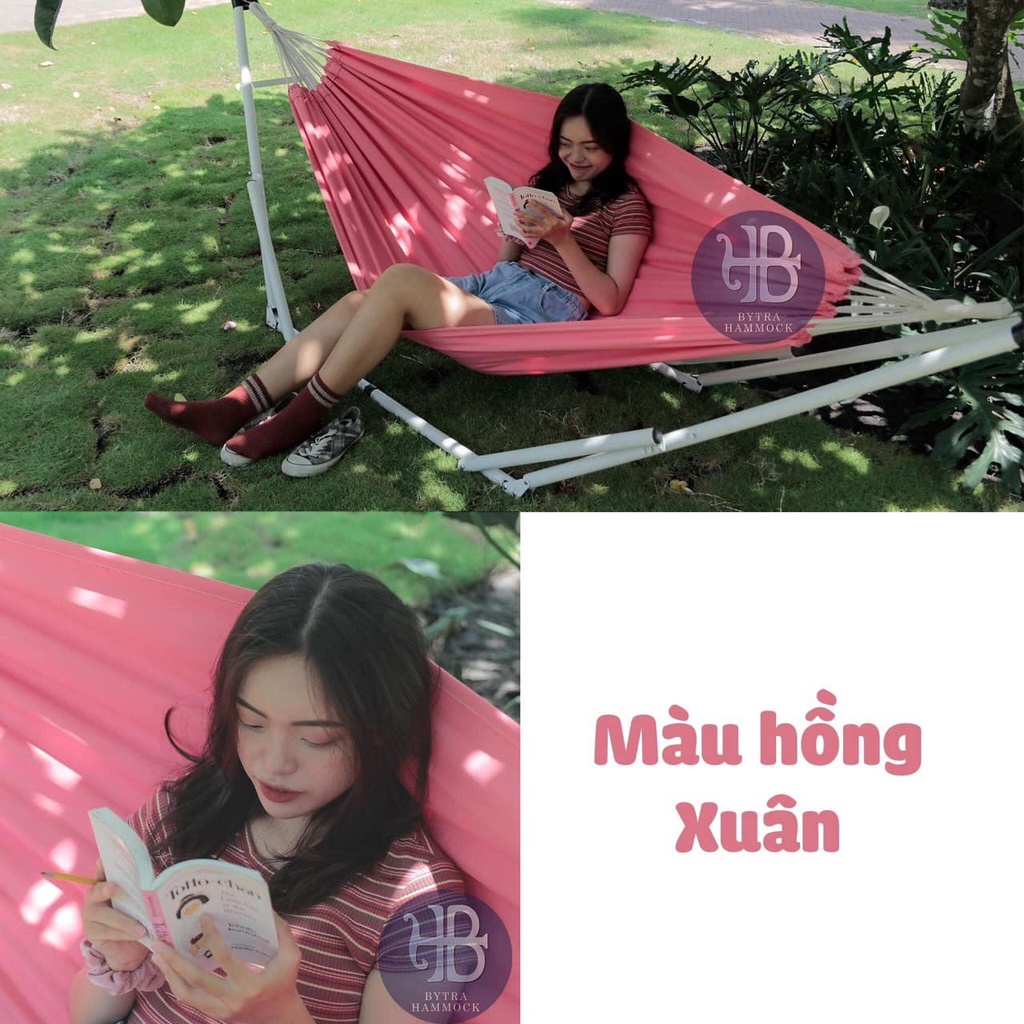 COMBO VÕNG XẾP ( BAO GỒM KHUNG SẮT SƠN TĨNH ĐIỆN + LƯỚI CANVAS )