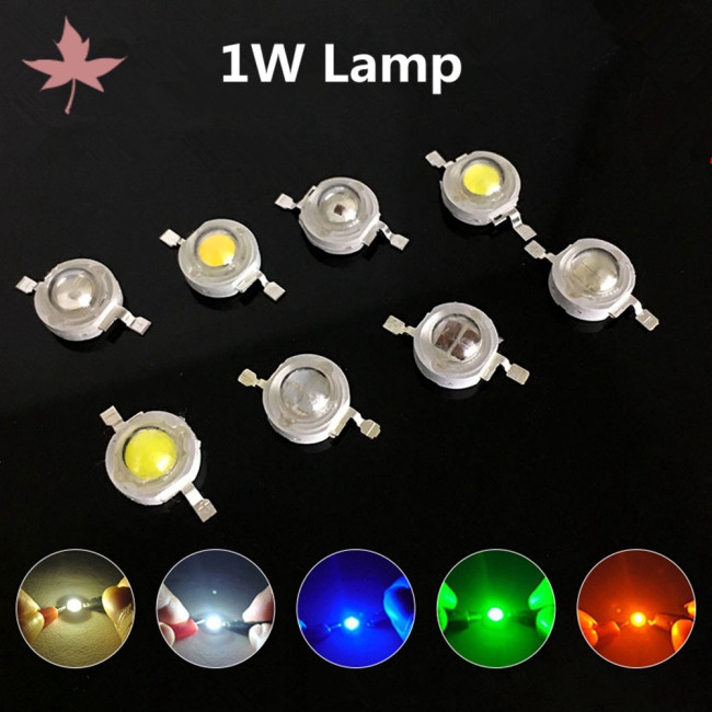 🔥Khuyến mãi ngày lễ🔥 Bộ 10 hạt đèn LED 1W siêu sáng cho bóng đèn chiếu sân vườn/sân khấu/đèn flash
