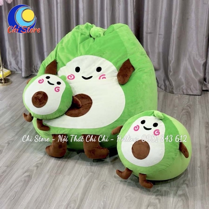 Ghế Lười Hạt Xốp Hình Thú Siêu Xinh 𝐒𝐈𝐙𝐄 𝐗𝐋 Đã Kèm Hạt Xốp Đầy Đủ, Ghế Thư Giãn Ngồi Bệt Sẵn Hàng