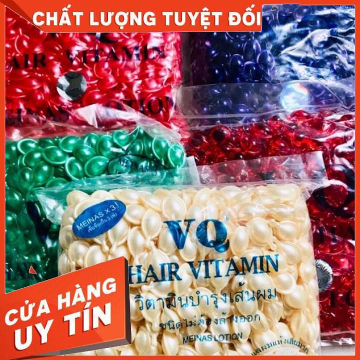 Viên dầu cá dưỡng tóc Thái Lan ( combo 20 viên  đủ màu) -dưỡng tóc mềm mại -vào nếp chống khô trẻ ngọn  không bết tóc