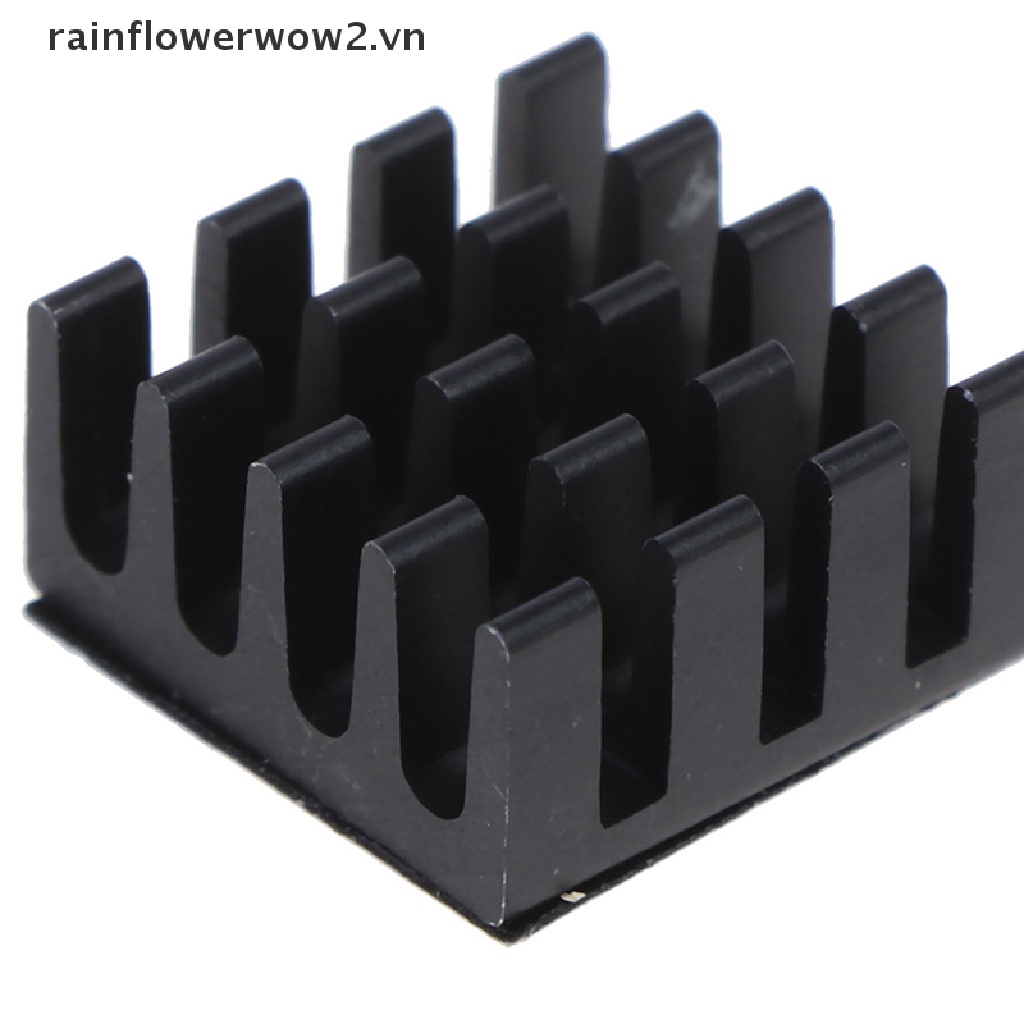 Set 4 Bộ Tản Nhiệt Làm Mát Bằng Nhôm Màu Đen Cho Raspberry Pi 3 / 2 / Rpi B +