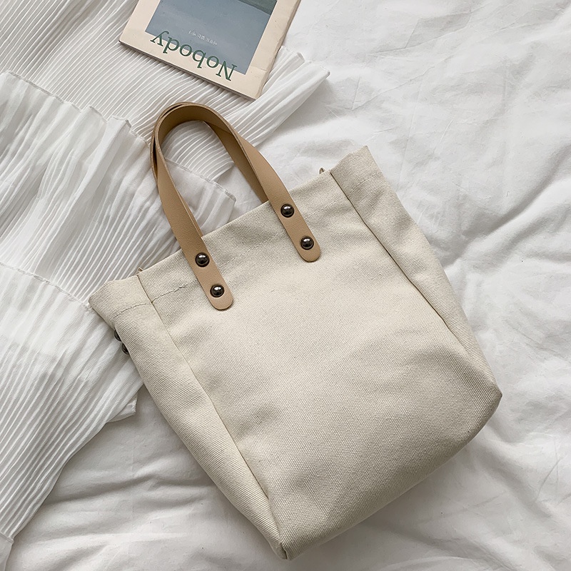 IELGY Túi Đeo Vai Bằng Vải canvas Phong Cách Hàn Quốc Dành Cho Nữ