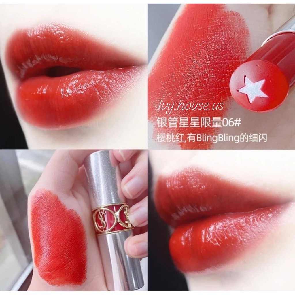 Son thỏi YSL Rouge Volupté Rock'n Shine màu 6 Orange Speaker | BigBuy360 - bigbuy360.vn