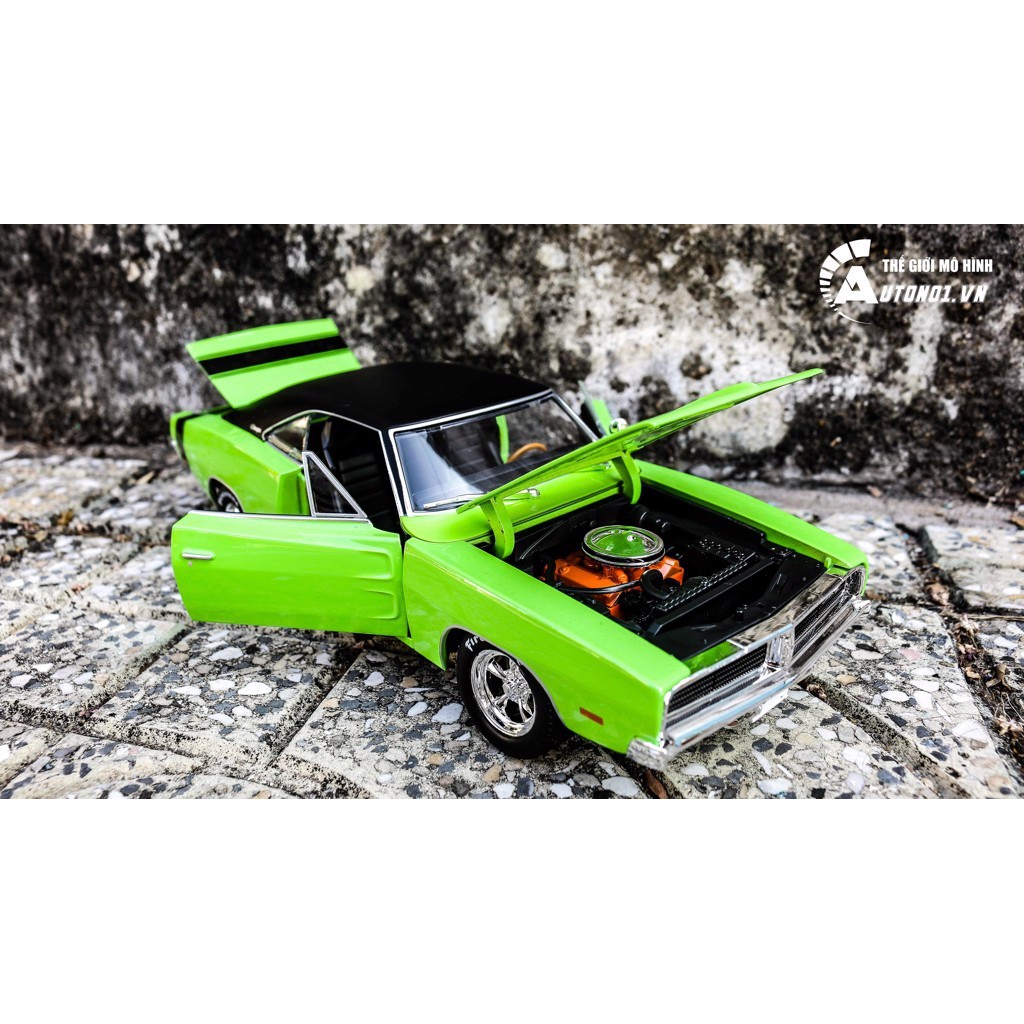 MÔ HÌNH XE CLASSIC MUSCLE - 1969 DODGE CHARGER 1:18 MAISTO 2900