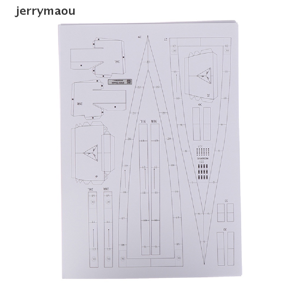 Bộ Mô Hình Tàu Titanic 3D Bằng Giấy Tỉ Lệ 1: 400 DIY