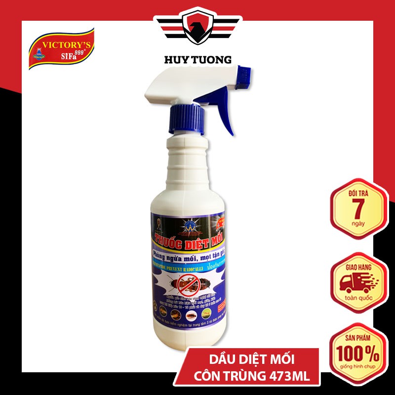 Dầu diệt mối diệt côn trùng tận gốc Victory's Sifa999 siêu mạnh dạng xịt 473ml cao cấp - Huy Tưởng