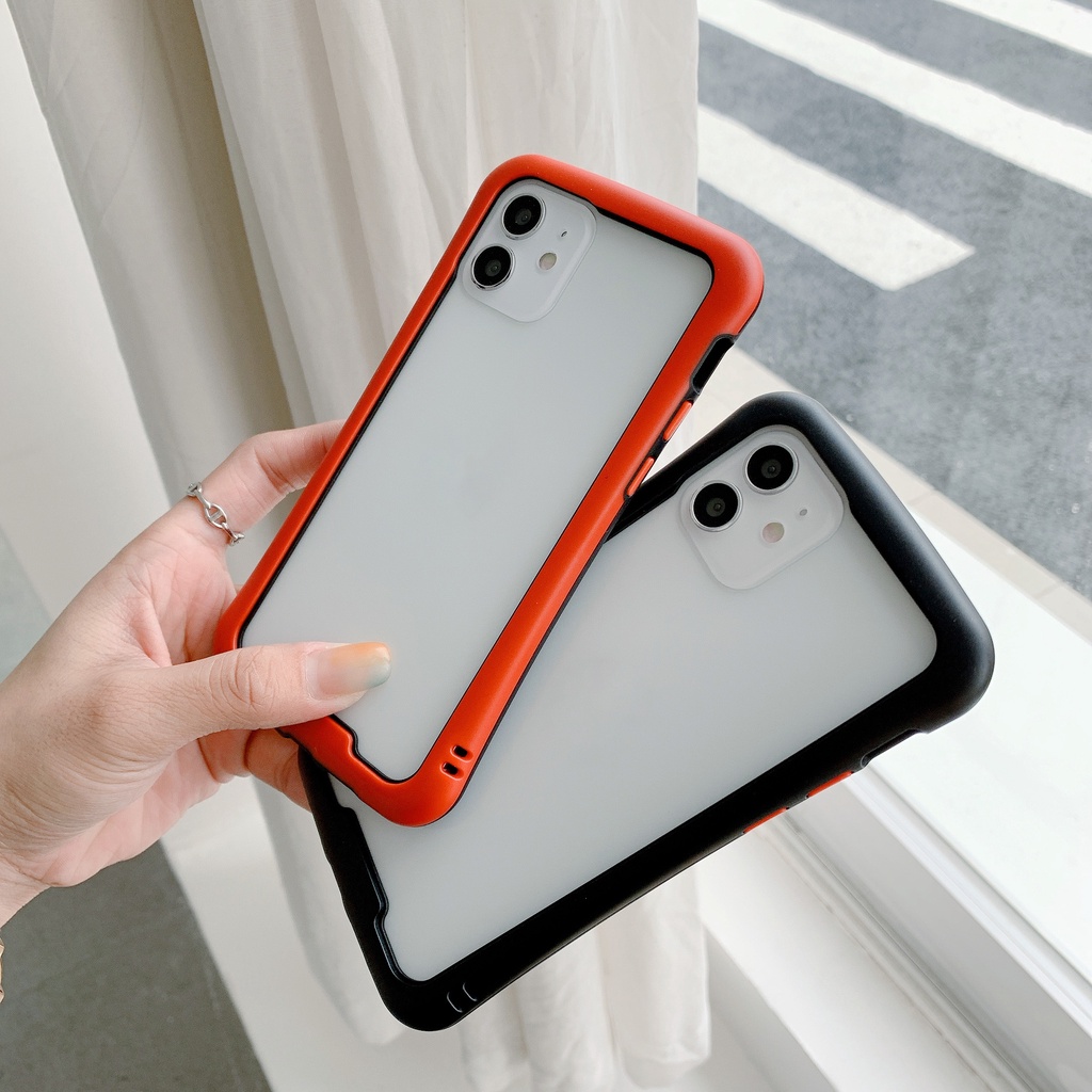 Ốp Điện Thoại Không Viền Cạnh Cho iPhone 11 Pro Max 7 8 6s Plus X S XS Max XR SE