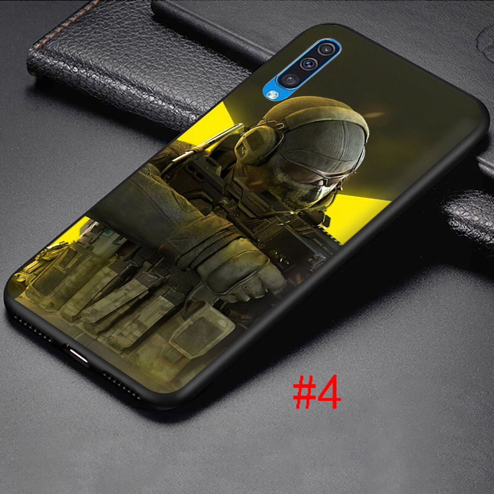 Ốp Lưng Silicone In Chữ Call Of Duty Thời Trang Cho Samsung A6 A7 A8 Plus A9 2018 A3 2016 A5 2017