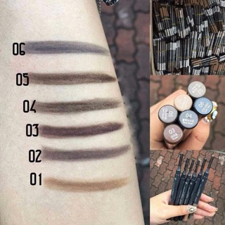 Chì kẻ mày The Face Shop Designing Eyebrow Pencil TFS 2 đầu
