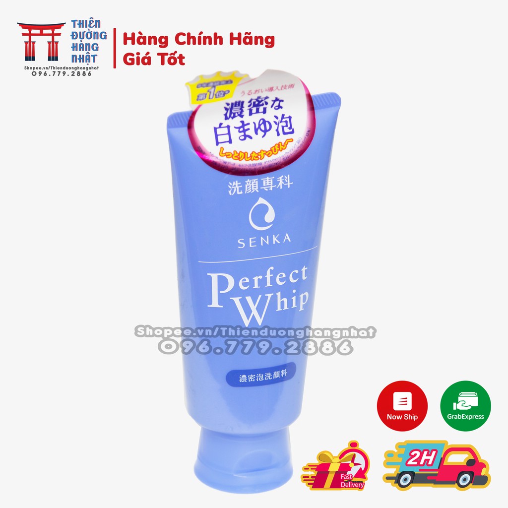 Sữa rửa mặt tạo bọt Senka Perfect Whip 120g Nhật Bản | BigBuy360 - bigbuy360.vn