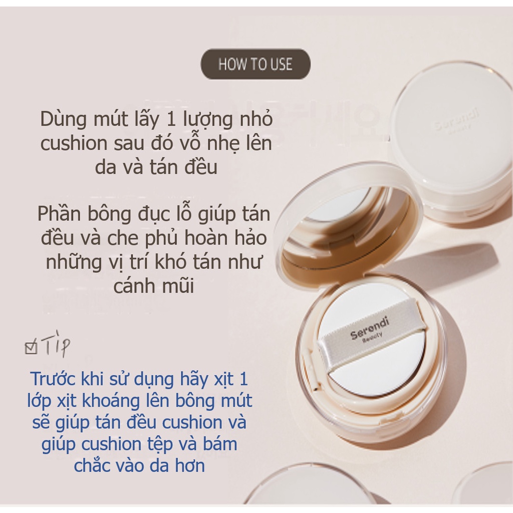 Cushion Pha lê Siêu mỏng nhẹ, tạo lớp nền căng bóng như da ánh trăng  - Hương Chất Cosmetic