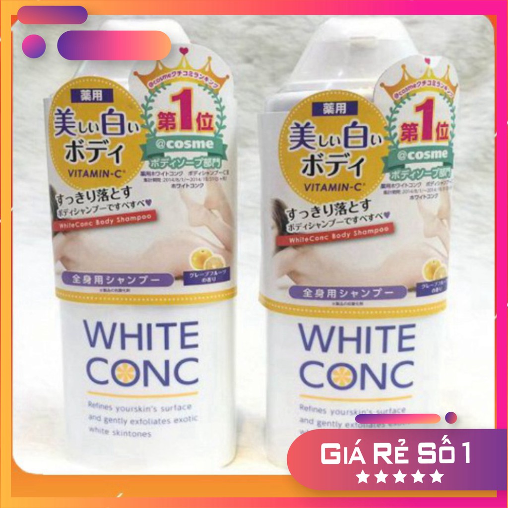 RẺ SÓ 1  Sữa tắm trắng da White Conc nhật bản RẺ SÓ 1