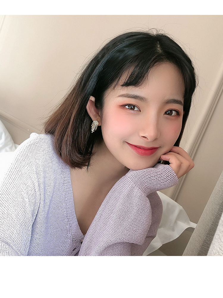 Đôi Bông Tai Dát Đá Thời Trang Cho Nữ