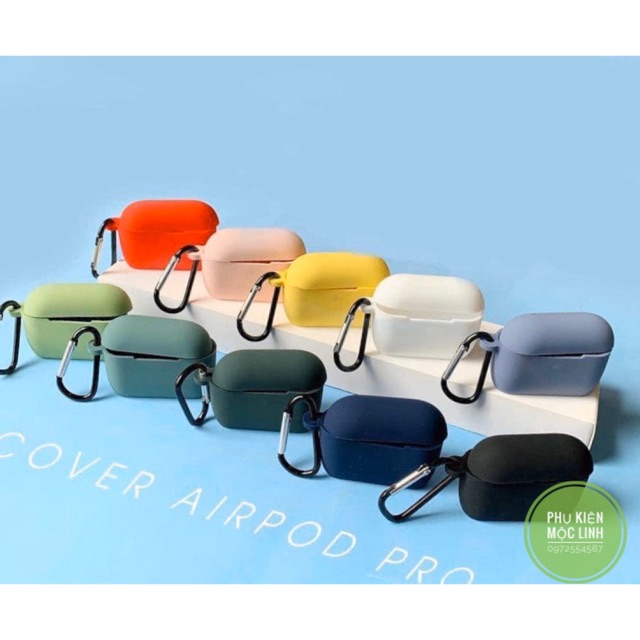 🌟 10 màu thời trang Case airpod pro ( Airpods 3 ) 🌟 Vỏ Bao silicon dẻo đựng tai nghe không dây siêu đẹp