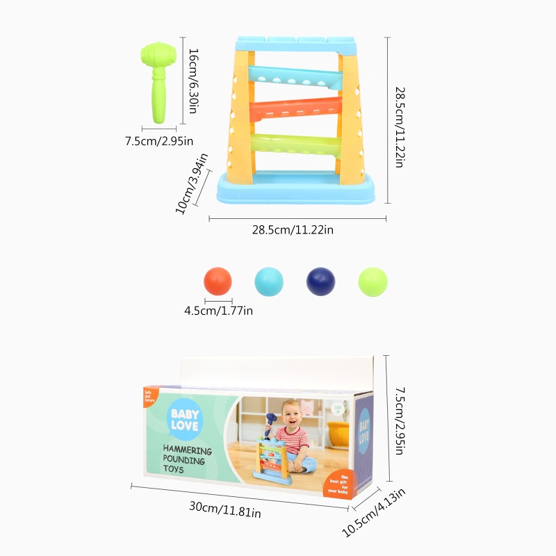 Đồ Chơi Búa Đập Thú Vị Cho Bé