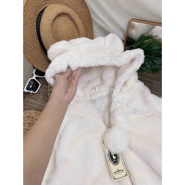 Áo lông có mũ siêu xinh