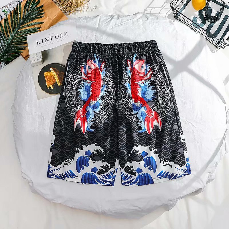 Set of Short Sleeve Shirt + Printed Shorts for Men