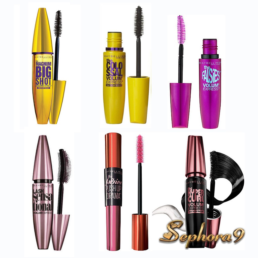 Chuốt Mi Mascara Maybelline The Colossal \ Falsie \ Lash Sensational \ Push Up Drama [Best Seller 2019] | BigBuy360 - bigbuy360.vn